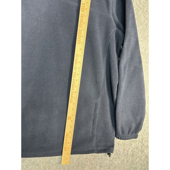 Croft And Barrow Fleece 1/4 Zip Pullover Size 3XLT Navy Blue Soft Thick - Picture 4 of 8